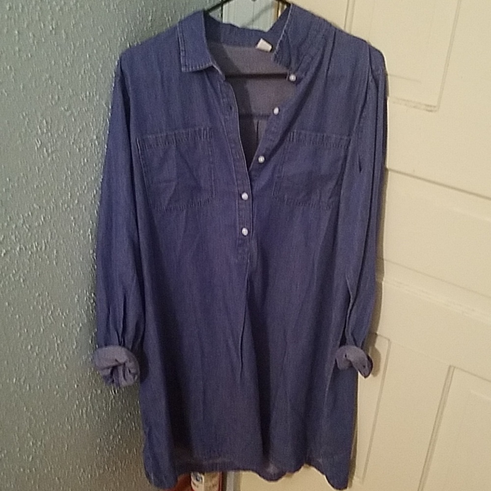 NWT Old Navy denim dress size XL